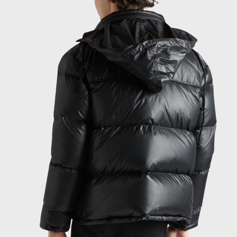 Puffer Jacket – Straight Cut with Hidden Hood