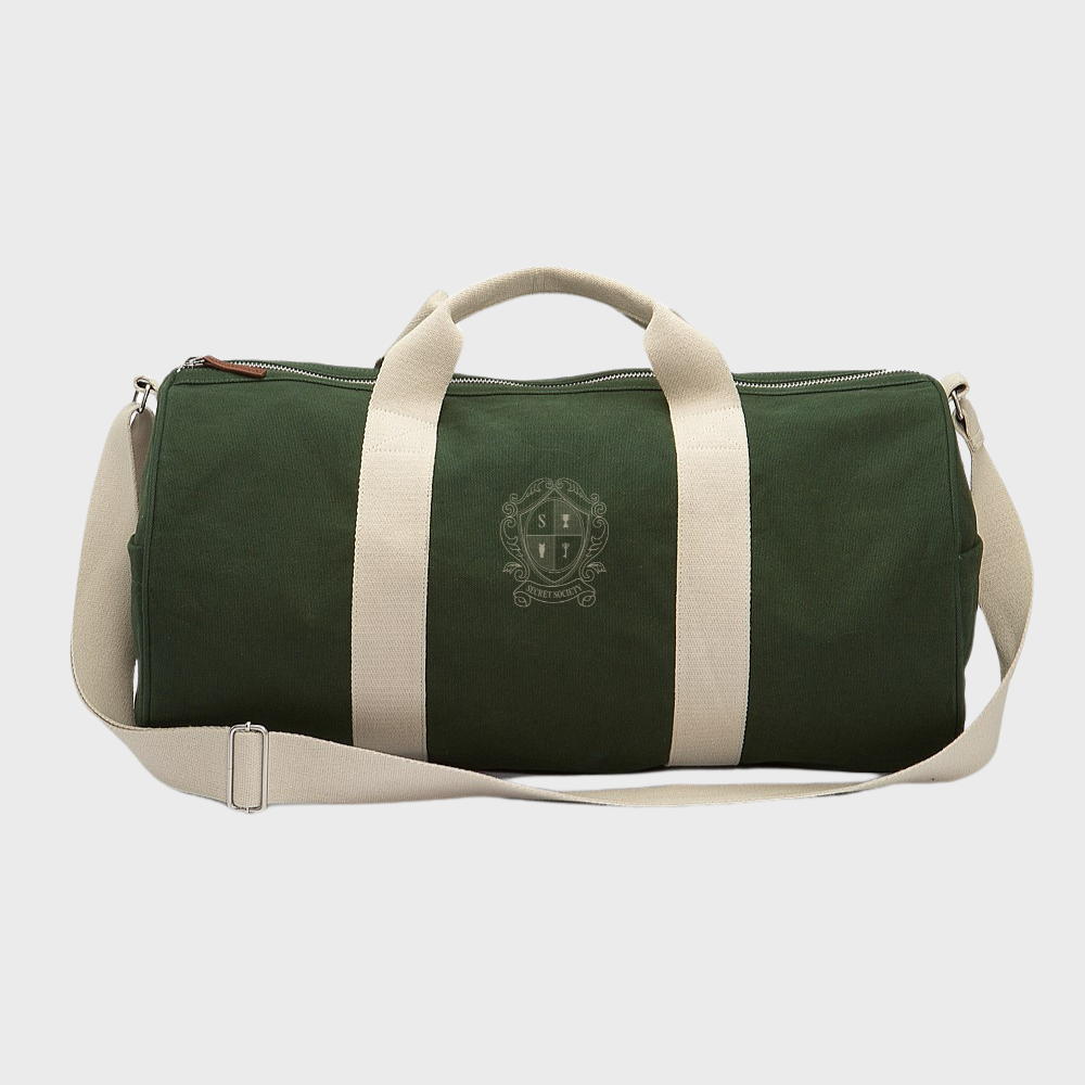 Organic Cotton Duffle Bag Green