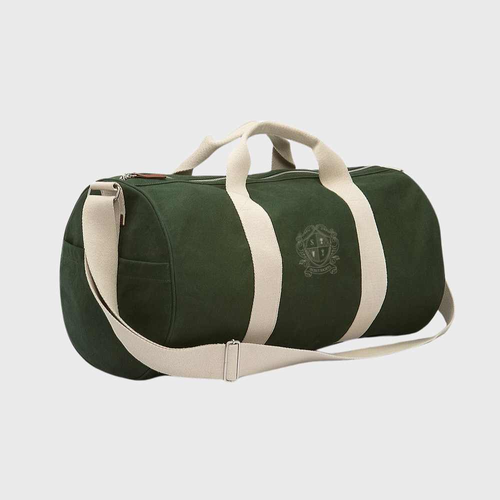 Organic Cotton Duffle Bag Green