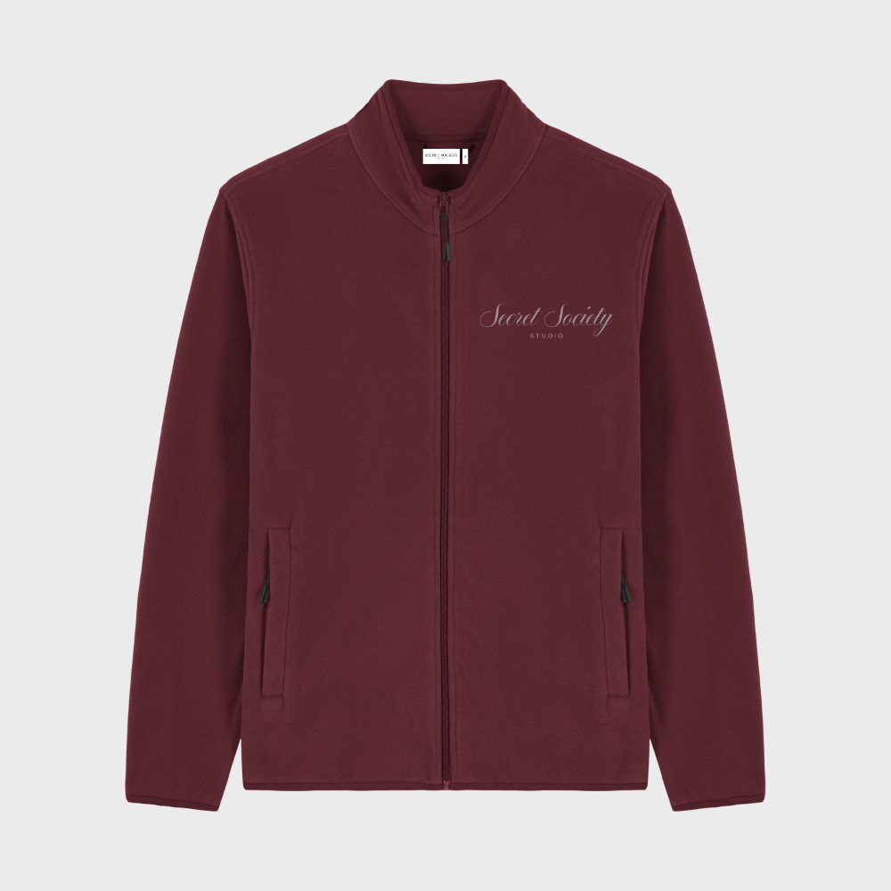 Fleece Jacket Red Wine