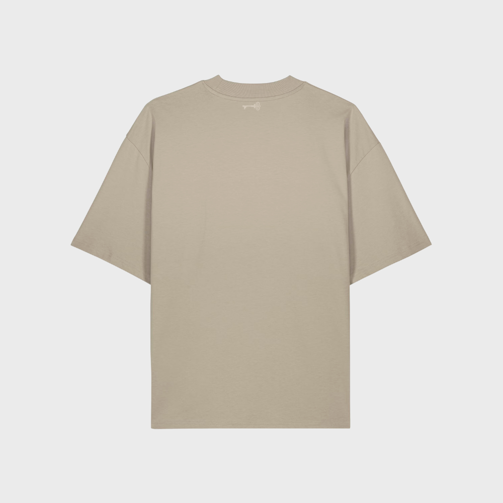Oversized T-shirt Beige