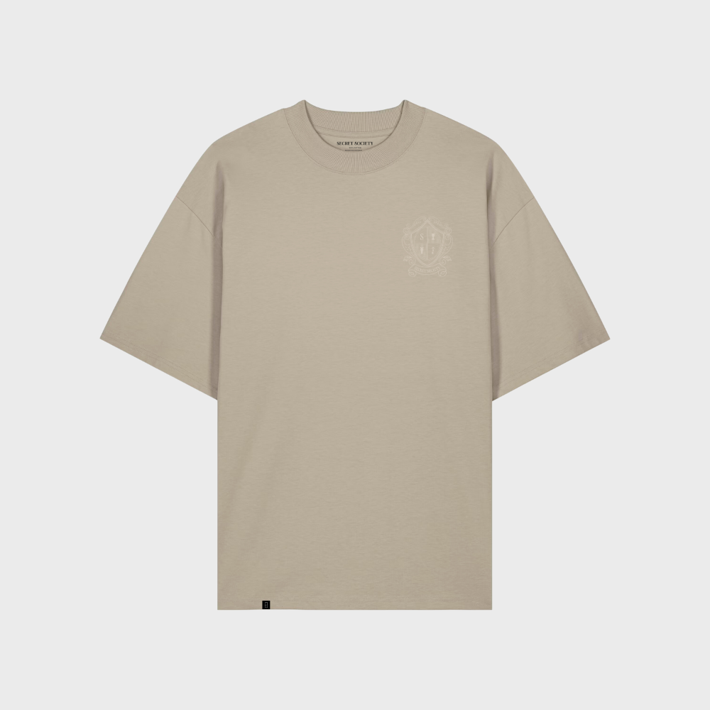 Oversized T-shirt Beige
