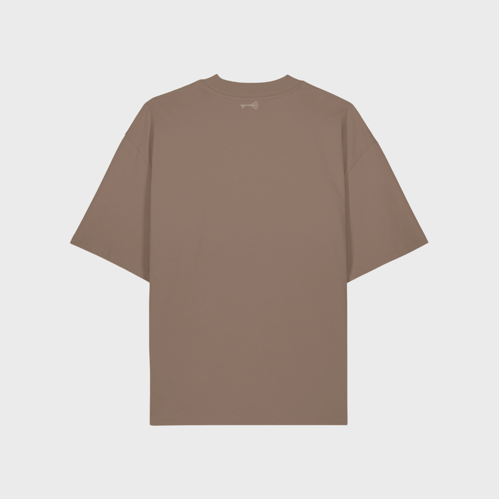 Oversized T-shirt Brown