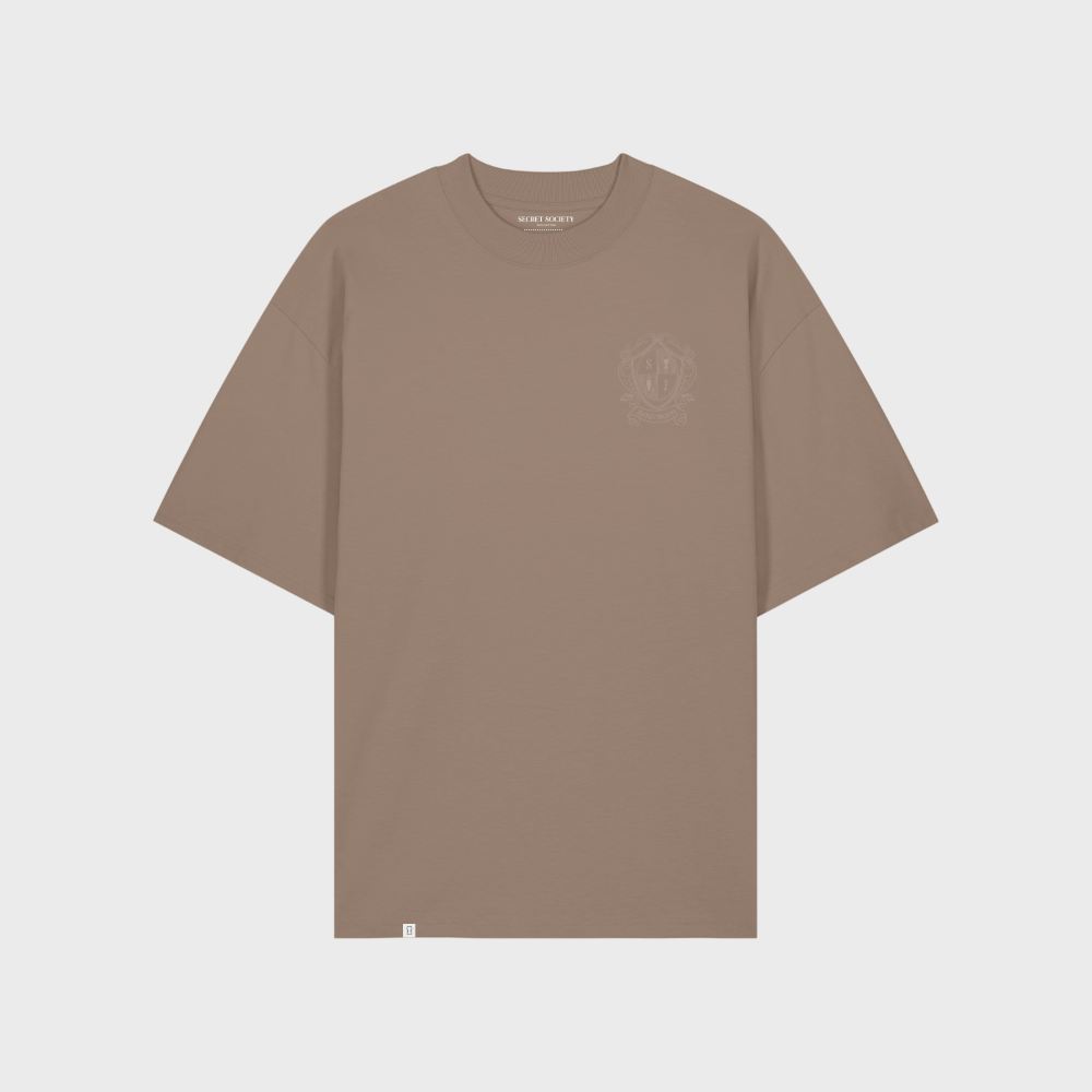 Oversized T-shirt Brown