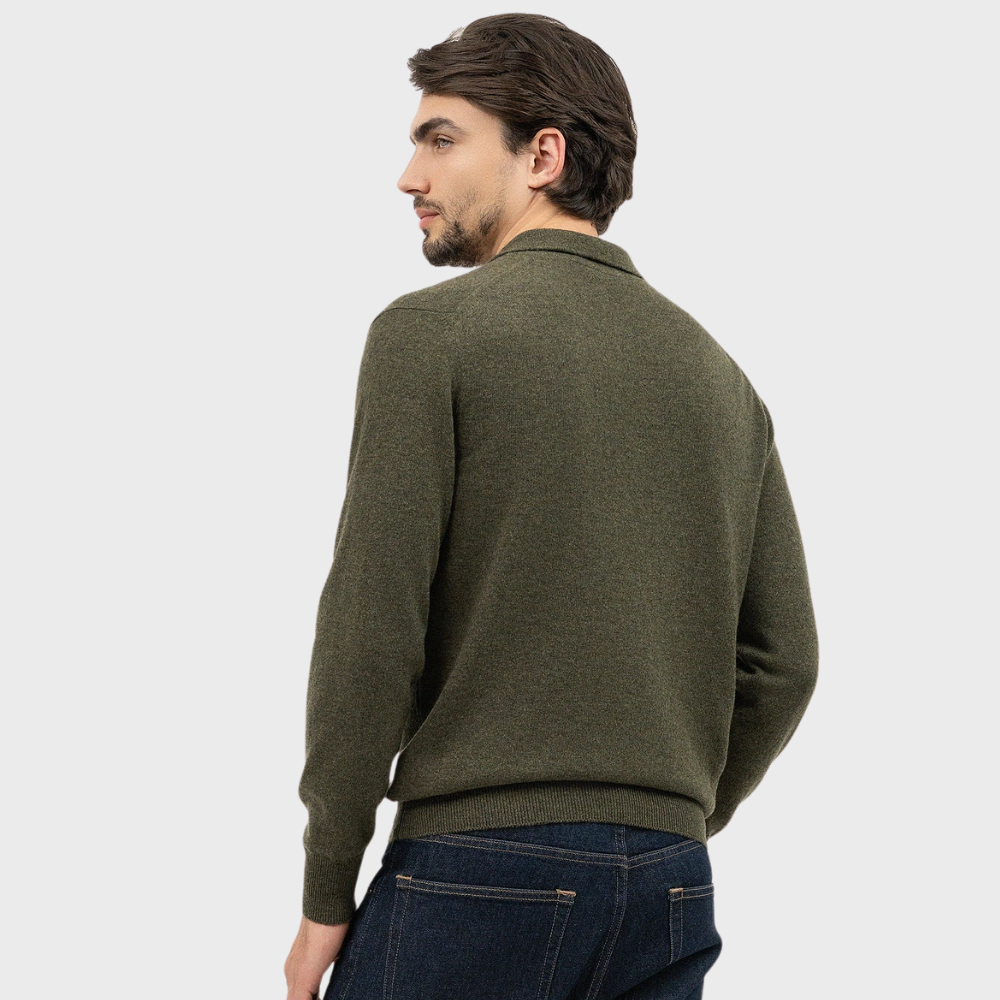 Polo Sweater Knitted