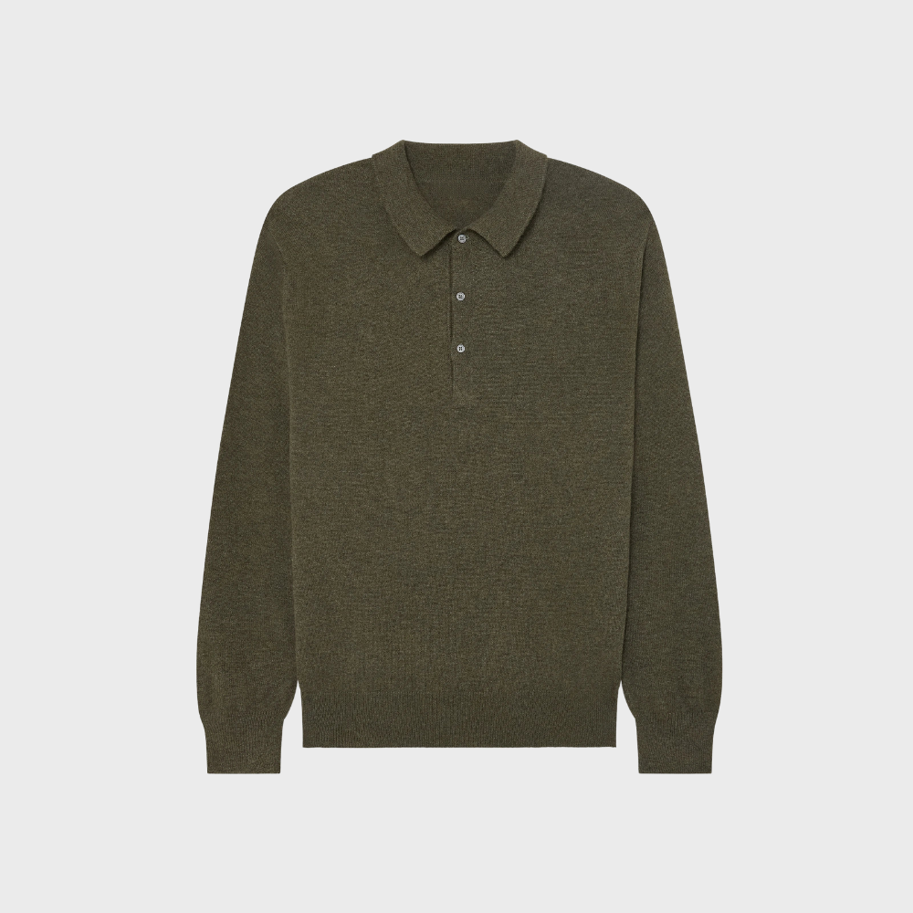 Polo Sweater Knitted