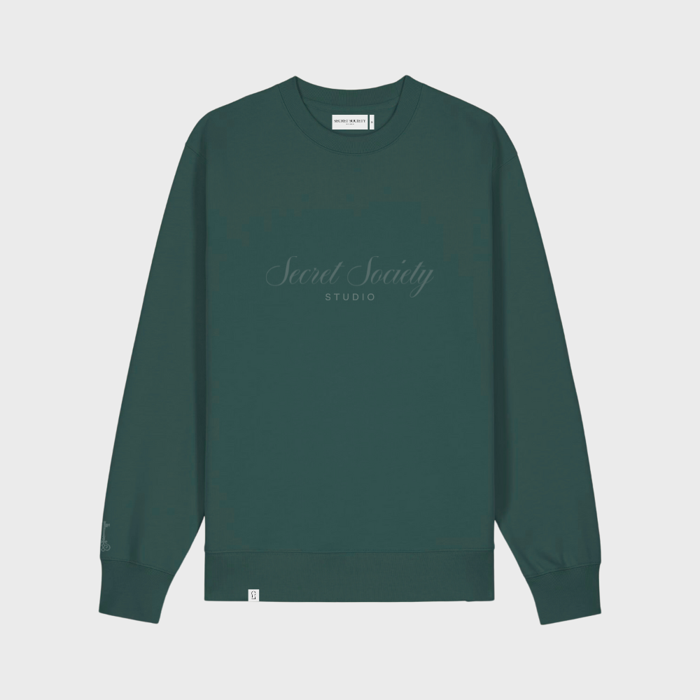 Regular Crewneck Dark Green